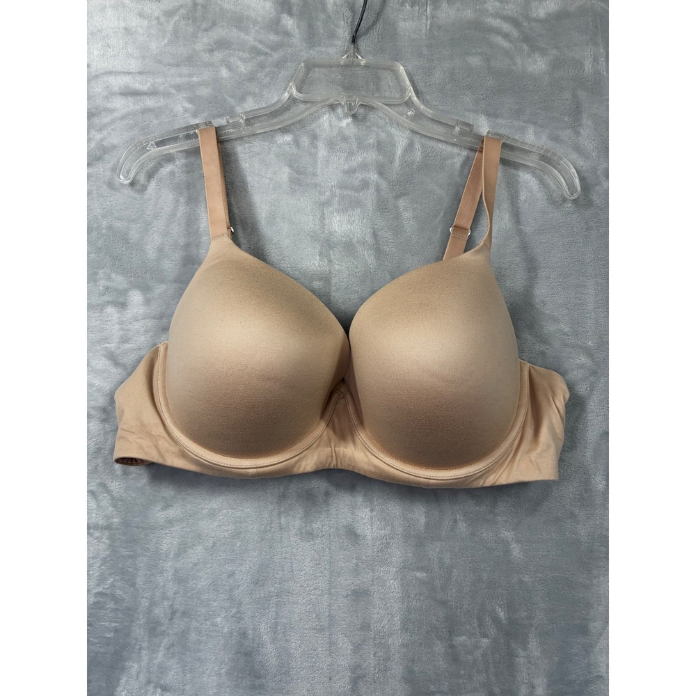 Aerie Real Sunnie Demi Bra 42C Nude Beige Underwire Lightly Lined Real Good